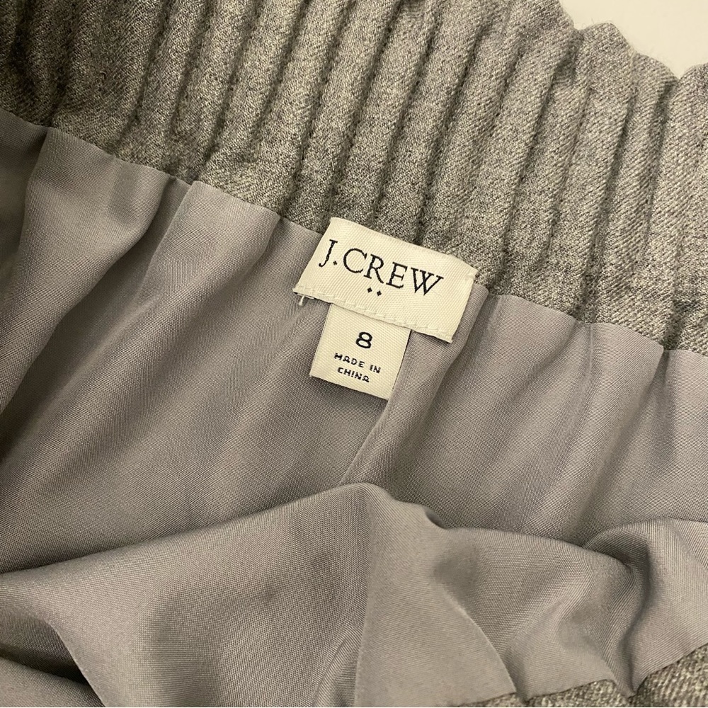 ⭐️ 2 for $25 • J. Crew || Wool Blend Sidewalk Skirt Gray 8 - Picture 3 of 6